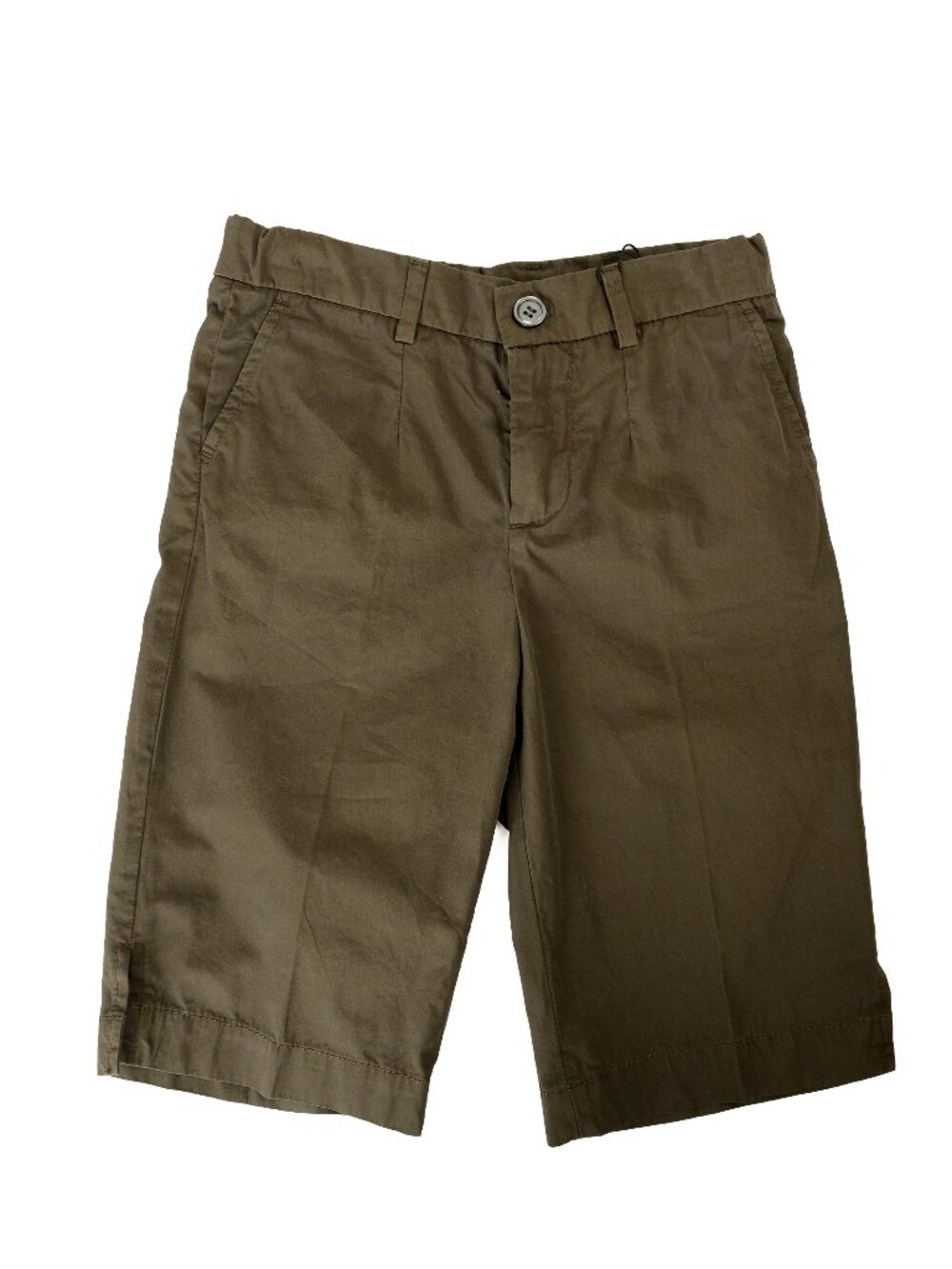 Dolce & Gabbana Boy Olive Green Bermuda Shorts Sz 7/8 Years